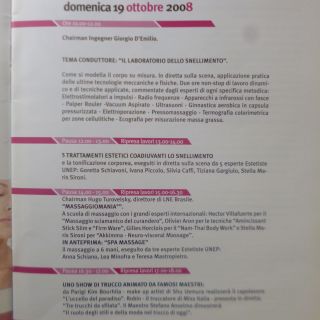 Congreso internacional Italia Milano conferencia neuro viscero massagge